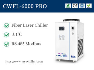 Industrial water chiller for 6KW laser cutters